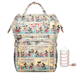 Disney Diaper Bag Backpack For Moms Baby Bag Maternity For Baby Care Nappy Bag Travel Stroller USB Heating Send Free 1Piar Hooks