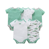 sleeveless bodysuit for summer baby girl clothes newborn boy bodysuits 2020 new born clothing body suit 5pcs/set 6-24 month