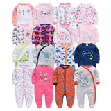 2019 New Baby Sleepers Cotton Pijamas bebe Newborn Baby Girl Boy Clothes robe bebe 3 6 9 12 Month Infant Rompers Clothing