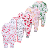2019 New Baby Sleepers Cotton Pijamas bebe Newborn Baby Girl Boy Clothes robe bebe 3 6 9 12 Month Infant Rompers Clothing