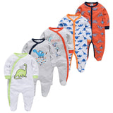 2019 New Baby Sleepers Cotton Pijamas bebe Newborn Baby Girl Boy Clothes robe bebe 3 6 9 12 Month Infant Rompers Clothing