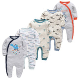2019 New Baby Sleepers Cotton Pijamas bebe Newborn Baby Girl Boy Clothes robe bebe 3 6 9 12 Month Infant Rompers Clothing