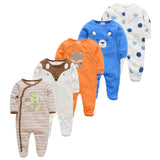 2019 New Baby Sleepers Cotton Pijamas bebe Newborn Baby Girl Boy Clothes robe bebe 3 6 9 12 Month Infant Rompers Clothing