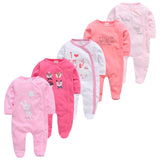 2019 New Baby Sleepers Cotton Pijamas bebe Newborn Baby Girl Boy Clothes robe bebe 3 6 9 12 Month Infant Rompers Clothing
