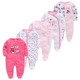 2019 New Baby Sleepers Cotton Pijamas bebe Newborn Baby Girl Boy Clothes robe bebe 3 6 9 12 Month Infant Rompers Clothing