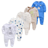 2019 New Baby Sleepers Cotton Pijamas bebe Newborn Baby Girl Boy Clothes robe bebe 3 6 9 12 Month Infant Rompers Clothing