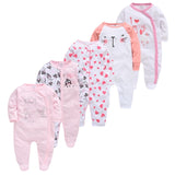 2019 New Baby Sleepers Cotton Pijamas bebe Newborn Baby Girl Boy Clothes robe bebe 3 6 9 12 Month Infant Rompers Clothing