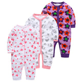 2019 New Baby Sleepers Cotton Pijamas bebe Newborn Baby Girl Boy Clothes robe bebe 3 6 9 12 Month Infant Rompers Clothing