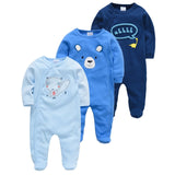 2019 New Baby Sleepers Cotton Pijamas bebe Newborn Baby Girl Boy Clothes robe bebe 3 6 9 12 Month Infant Rompers Clothing