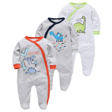 2019 New Baby Sleepers Cotton Pijamas bebe Newborn Baby Girl Boy Clothes robe bebe 3 6 9 12 Month Infant Rompers Clothing