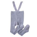 Cotton Baby Pantyhose Newborn Baby Pants High Waist Cross Straped Baby Leggings Baby Boys Girls Pants