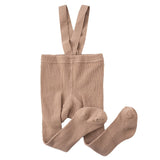 Cotton Baby Pantyhose Newborn Baby Pants High Waist Cross Straped Baby Leggings Baby Boys Girls Pants