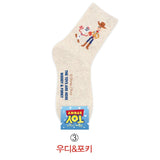 Disney Casual Ladies Socks Cartoon Minnie Mickey Donald Duck Pattern Socks Winnie The Bear In The Tube Cotton Socks