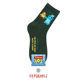Disney Casual Ladies Socks Cartoon Minnie Mickey Donald Duck Pattern Socks Winnie The Bear In The Tube Cotton Socks