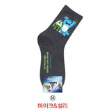 Disney Casual Ladies Socks Cartoon Minnie Mickey Donald Duck Pattern Socks Winnie The Bear In The Tube Cotton Socks