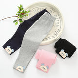 Cotton Baby Pantyhose Newborn Infant Pants Cartoon High Waist Baby Girl Leggings Ankle-length Flexible Warmer Baby Boys Trousers