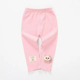 Cotton Baby Pantyhose Newborn Infant Pants Cartoon High Waist Baby Girl Leggings Ankle-length Flexible Warmer Baby Boys Trousers