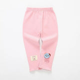 Cotton Baby Pantyhose Newborn Infant Pants Cartoon High Waist Baby Girl Leggings Ankle-length Flexible Warmer Baby Boys Trousers