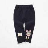 Cotton Baby Pantyhose Newborn Infant Pants Cartoon High Waist Baby Girl Leggings Ankle-length Flexible Warmer Baby Boys Trousers