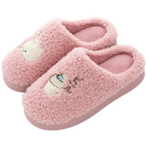 Baby Kids Cotton Indoor Slippers Baby Boys Girls Home Non-Slip Cartoon Pattern Cute Plush Warm Baby Shoes