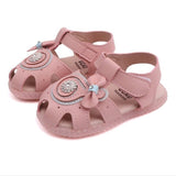 Girls Sandals Toddler Little Girls Sandals Leather Princess Flower Shoes Soft Baby Kids Sandals For Girls 15-25