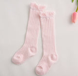 Baby Girl Socks 0-5 Year Toddler Baby Cotton Mesh Breathable Socks Newborn Infant Baby Boy Pure cotton Summer High knee Socks