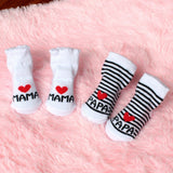 baby socks cotton Infant Boy Girl Slip-resistant Floor Socks Love Mama Papa Letter Socks anti slip sokken skarpetki calcetines