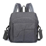 2-in-1 Baby Diaper Bags Baby Dining Seat Folding Waterproof USB Mummy Diaper Bag Dining Seat Pad Maternity Backpacks