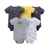 short sleeve bodysuit baby girl boy body clothes newborn bodysuits summer onesie suit cotton fashion new born Infant clothing