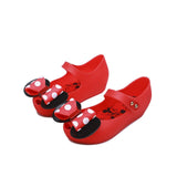 Mini Melissa Girls Sandals Unicorn Jelly Shoes Children Sandals Breathable Non-Slippery High Quality Summer Jelly Shoes Melissa