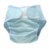 Baby Newborn Summer Mesh Breathable Ice Silk Cotton Diaper Reusable Nappy Cover Adjustable Double Breasted Sanitary Diaper