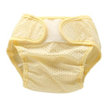 Baby Newborn Summer Mesh Breathable Ice Silk Cotton Diaper Reusable Nappy Cover Adjustable Double Breasted Sanitary Diaper
