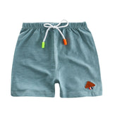 Baby shorts bamboo cotton pure color boy shorts summer new children's pants boys and girls beach pants