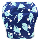 Ohbabyka Baby Swim Diaper Waterproof Adjustable Cloth Diapers Pool Pant Swimming Diaper Cover Reusable Washable Baby Nappies