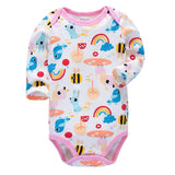 newborn baby bodysuits short sleevele baby clothes O-neck 0-24M baby Jumpsuit 100%Cotton baby clothing Infant sets