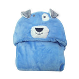 Lovely fleece baby bath towel cute animal shape kid hooded baby towel bathrobe cloak baby receiving blanket neonatal hold to be